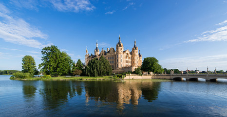 Schwerin Castle, Schwerin, Germany - obrazy, fototapety, plakaty