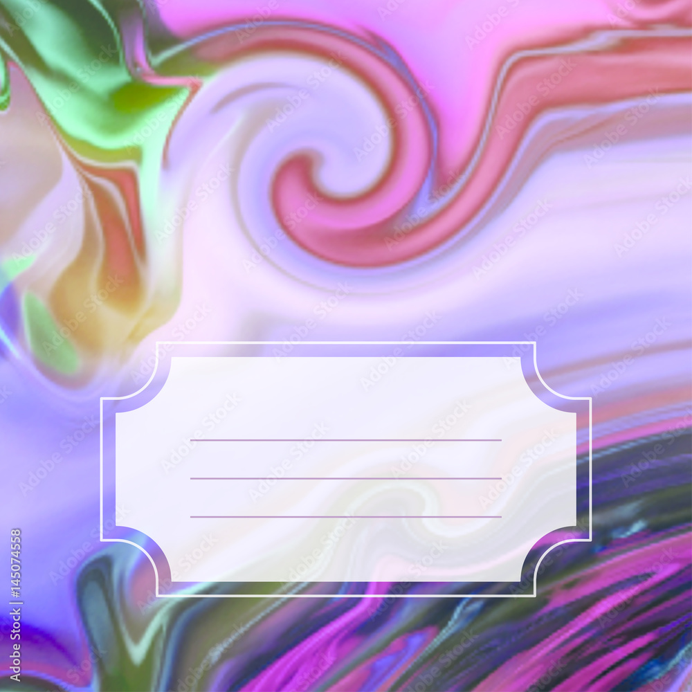 Aufkleber Vector Abstract Background for Design
