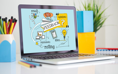 Feedback Concept on Tablet PC Screen