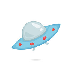 Cartoon UFO vector