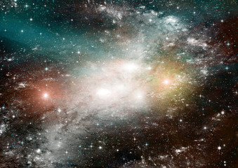 galaxy in a free space