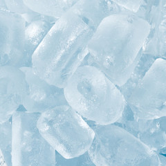 Abstract Ice cubes texture background