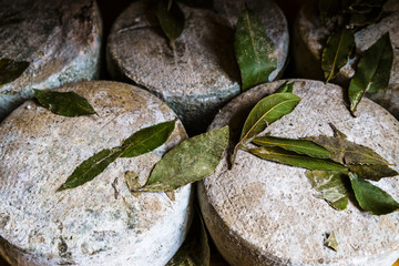 Pecorino cheese in Pienza Tuscany