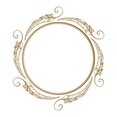 Vector vintage vintage frame