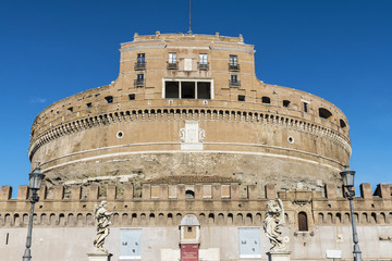 Castle of Sant Angelo in Rome, Italy