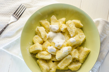 dumplings with cottage cheese