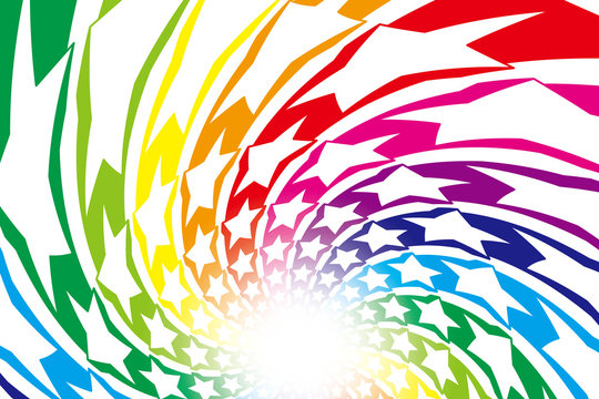 #Background #wallpaper #Vector #Illustration #design #free #free_size #charge_free #colorful #color rainbow,show business,entertainment,party,image  背景素材,星屑,スターダスト,打ち上げ花火,スターマイン,虹,レインボー,渦巻き,螺旋,キラキラ,光