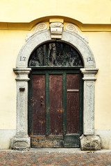 Fototapeta na wymiar Gate entrance in Brixen, South Tyrol Italy