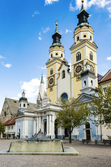 Obraz premium Cathedral in Bressanone, South Tyrol Italy