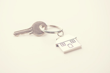 house key isolated on white background