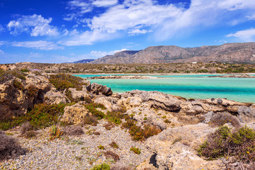 Elafonissi nature reserve on Crete, Greece