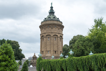 Water tower in Mannheim, Germany.