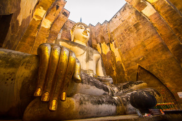 Obraz premium Sukhothai Historical Park in Sukhothai Province Thailand. It's one of the most historical parks in Thailand