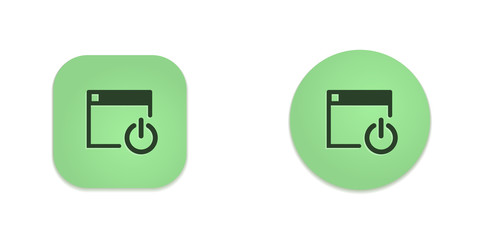 Vector Green Web Buttons