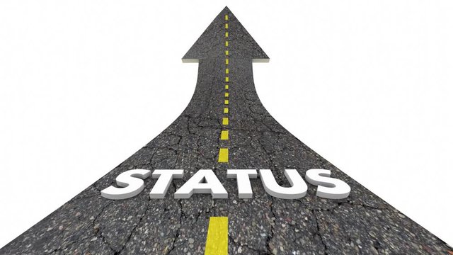 Status Rising Road Arrow Up Increase 3d Animation