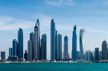Naklejka na ściany i meble Dubai skyline
