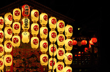 Lanterns of Gion festival, Kyoto Japan
祇園祭　宵山