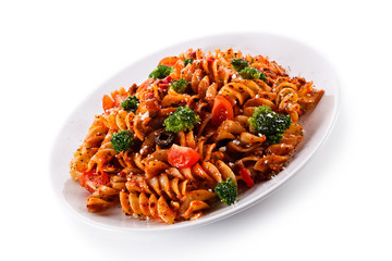 Pasta with tomato sauce