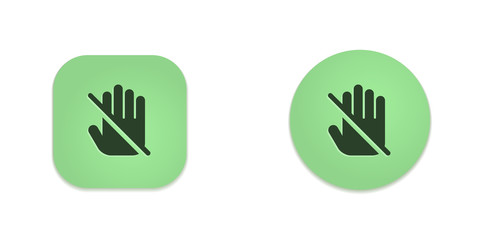 Obraz premium Vector Green Web Buttons