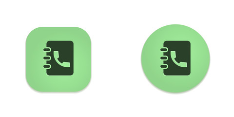 Vector Green Web Buttons