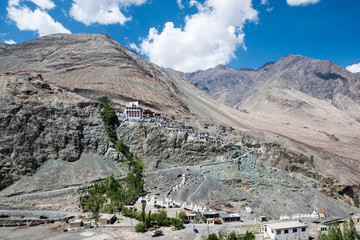 Monastery on the mountain, Ladakh, India