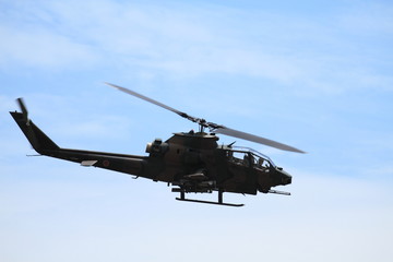 Fototapeta na wymiar 陸上自衛隊のヘリコプター