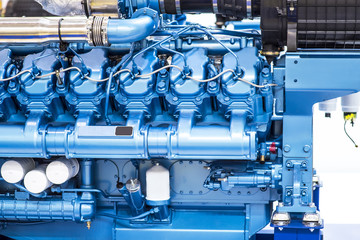 Diesel engine for boat