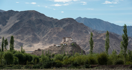 Monastery on the mountain, Ladakh, India