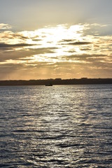 Naklejka premium Sunset