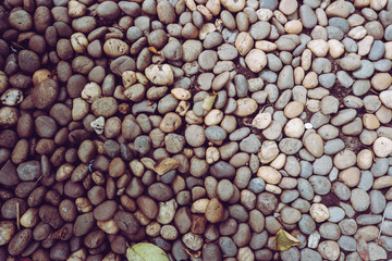 Two tone rounded stone pattern for background, pebble texture