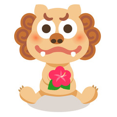 かわいいシーサー