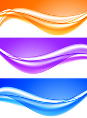 Abstract soft light waves set