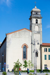 A Chapel on the street of European city