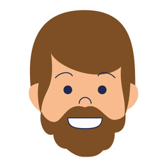 young man avatar character vector illustration design