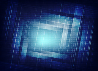 abstract blue background with numbers