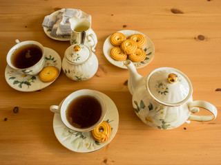Tea and biscuits9 - obrazy, fototapety, plakaty