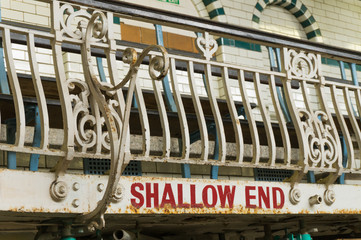 Shallow end of Victorian baths