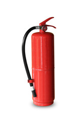 Fire extinguisher isolated on white background with clipping path.