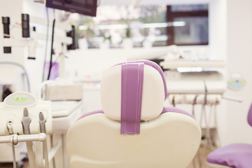 Dental interior office with modern equipment