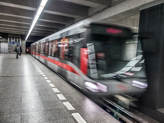 Prague subway train © Roman Milert