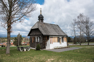 Weissensteiner Marienkapelle erbaut 1820 bei Regen nahe der Burg Weissenstein 