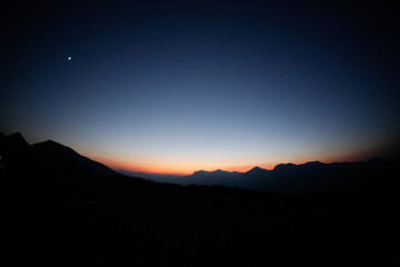 dusk silhouette
