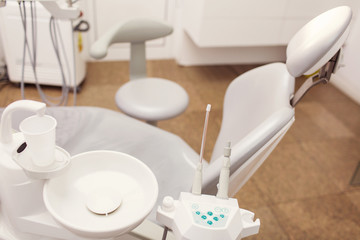 Dental interior office with modern equipment