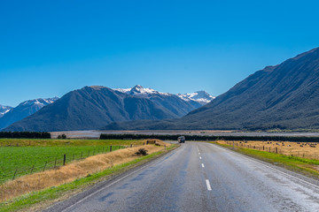 Highway 73, Arthur pass national park, New Zealand