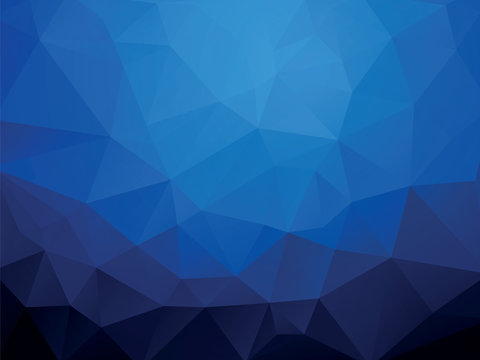 dark blue ocean geometric wallpaper background