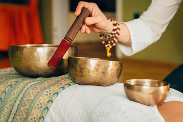 Tibetan singing bowl