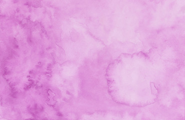 Hand Painted Huge Watercolor Background with Stains - Pink