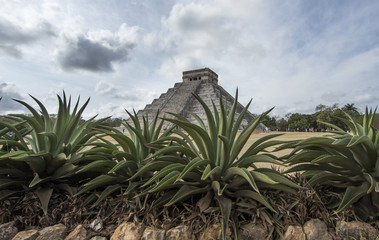 ancient site of Chichen itza in Yukatan region of Mexico