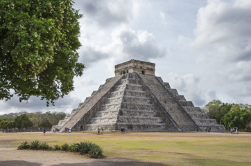 ancient site of Chichen itza in Yukatan region of Mexico