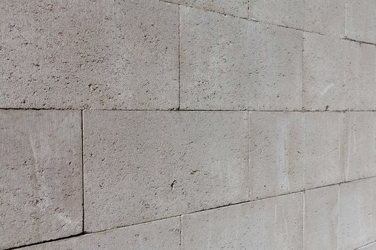Gemauerte Wand perspektivisch